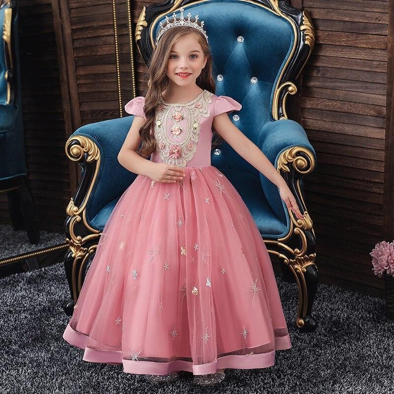 Robe de princesse pour petite fille 2-10 ans, déguisement de fée pour  petite fille, robe de princesse, déguisements de petite fille, déguisement  de carnaval de petite fille -  France