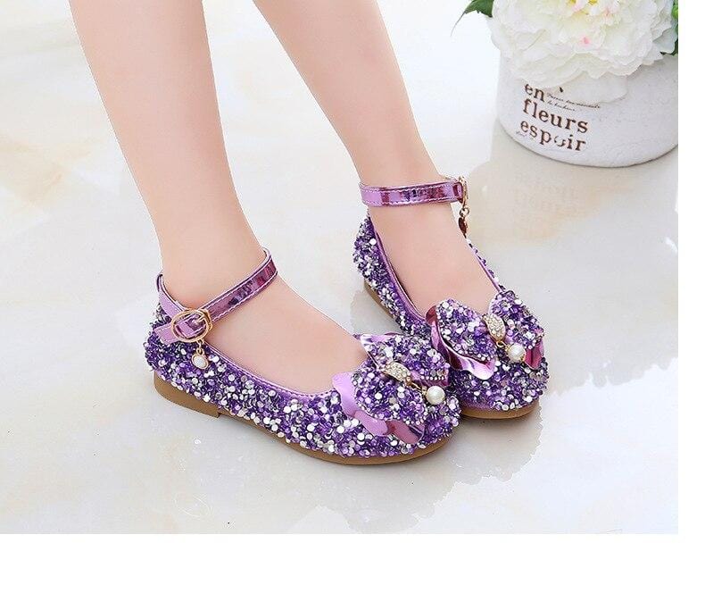 chaussure princesse violette