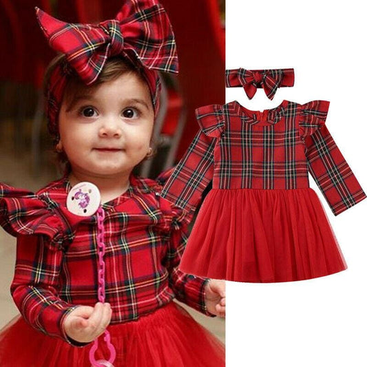 vestido de niña de navidad