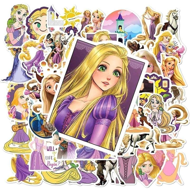 Paquete de pegatinas de Rapunzel