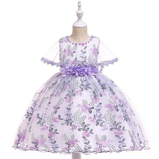 Lavendel-Prinzessin-Kleid