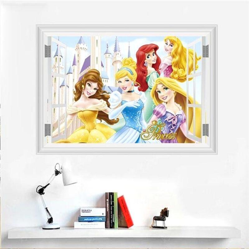 Stickers-Princesse-Mural-Disney