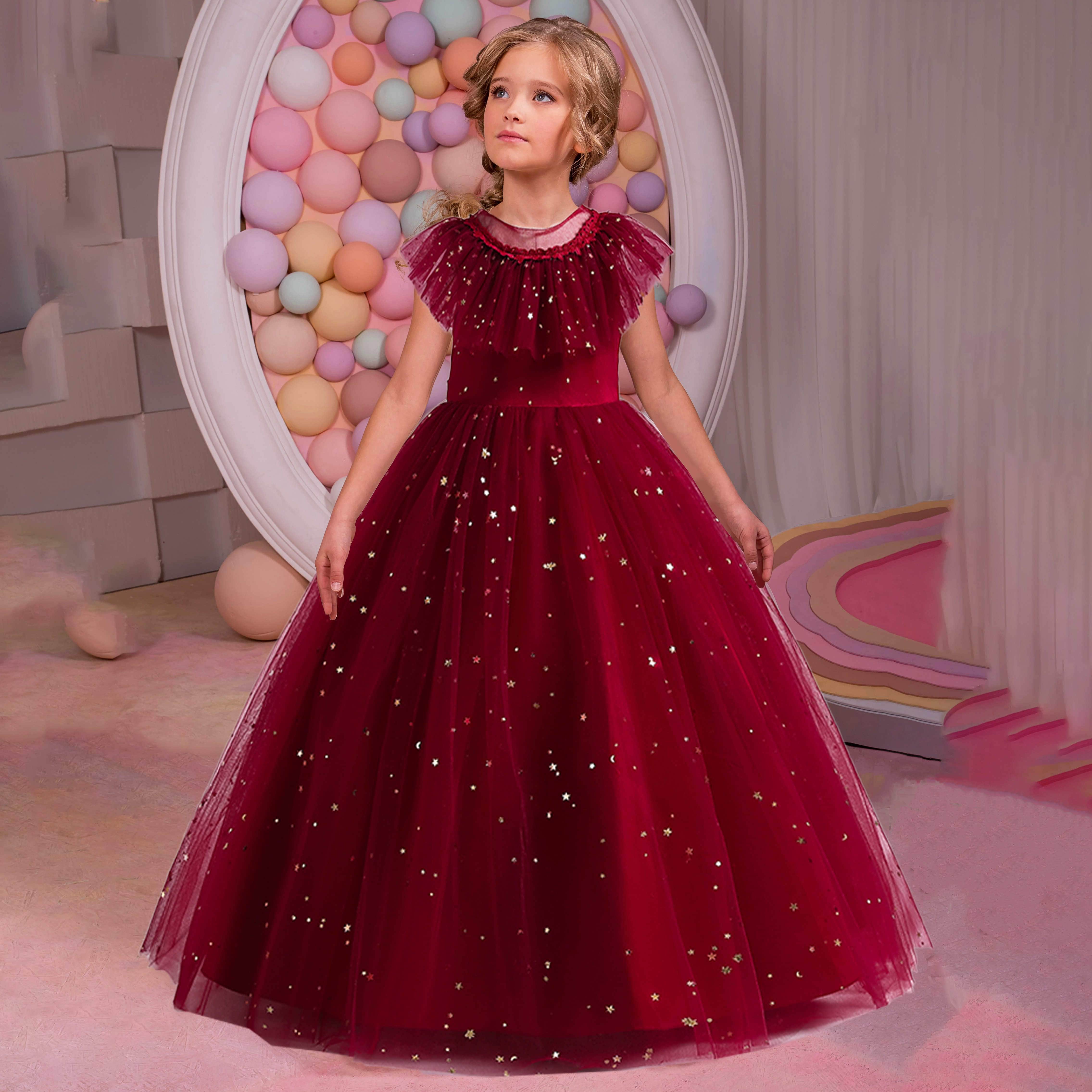 robe de noel fille 8 ans Princesse Parfaite