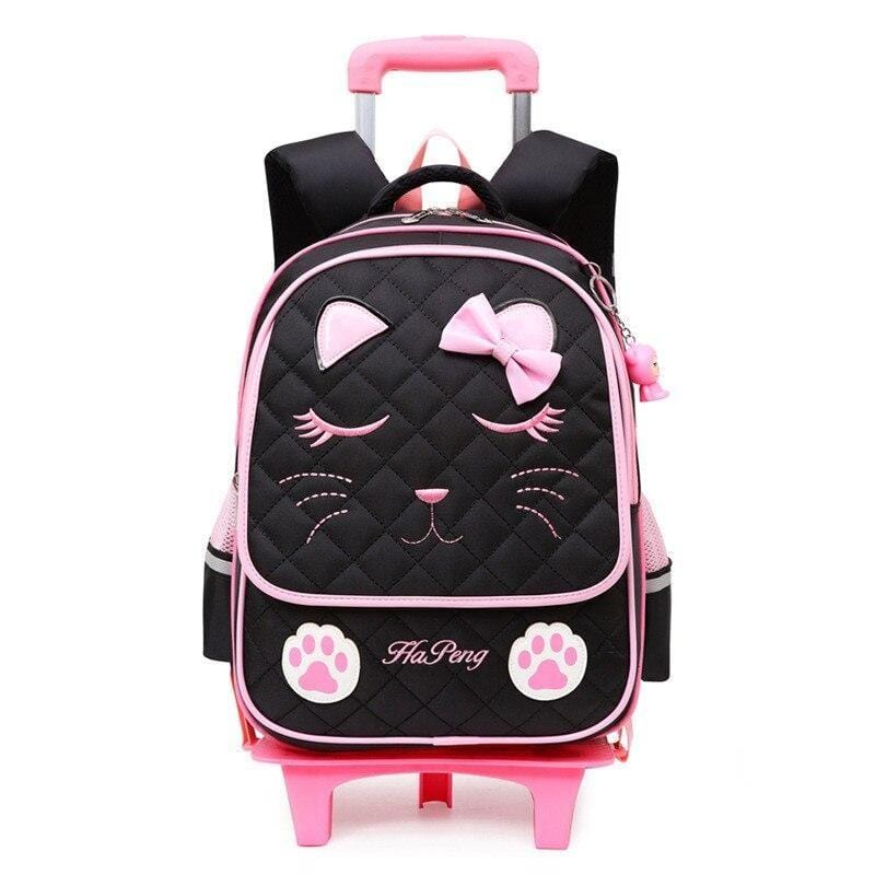 cartable a roulettes chat