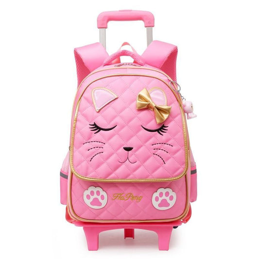 cartable a roulettes chat