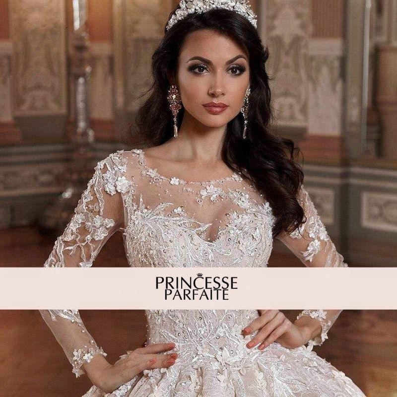luxueuse robe de mariée princesse luxe