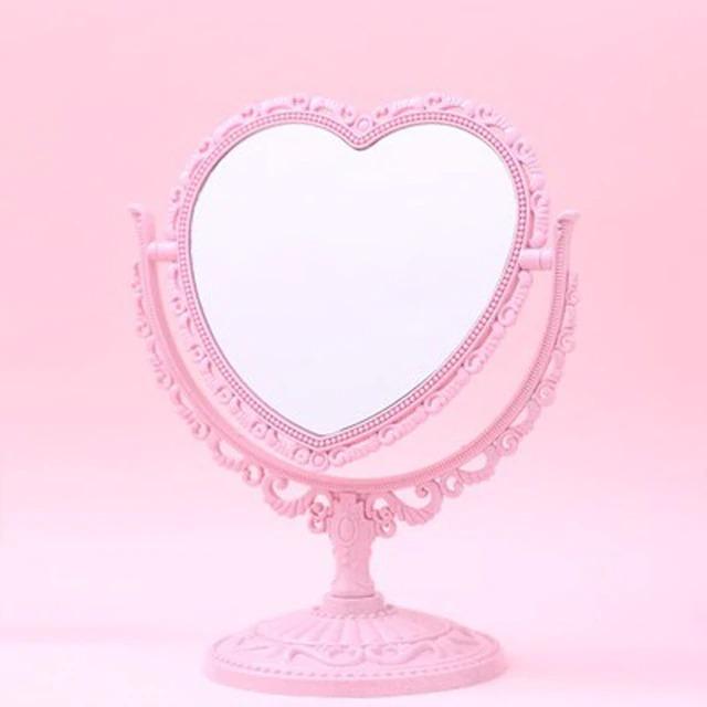 miroir baroque en forme de coeur
