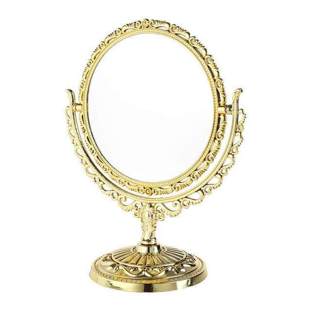 miroir baroque sur pied rond