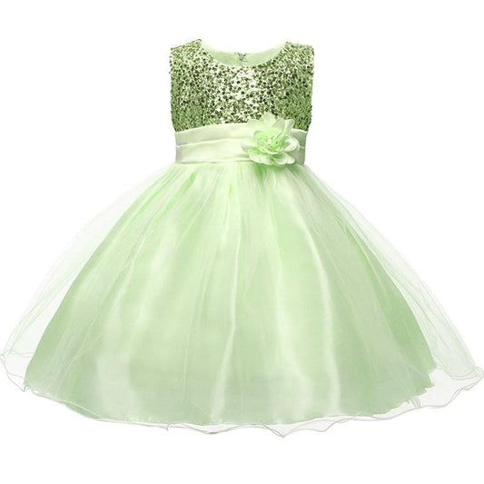 Robe Princesse Vert Pâle