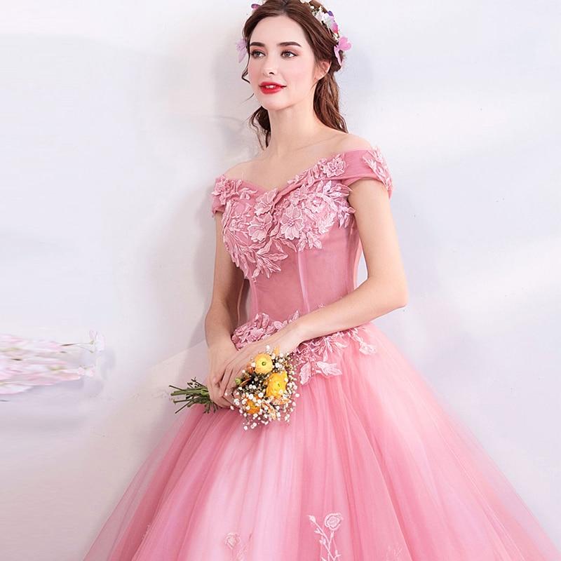 robe princesse rose