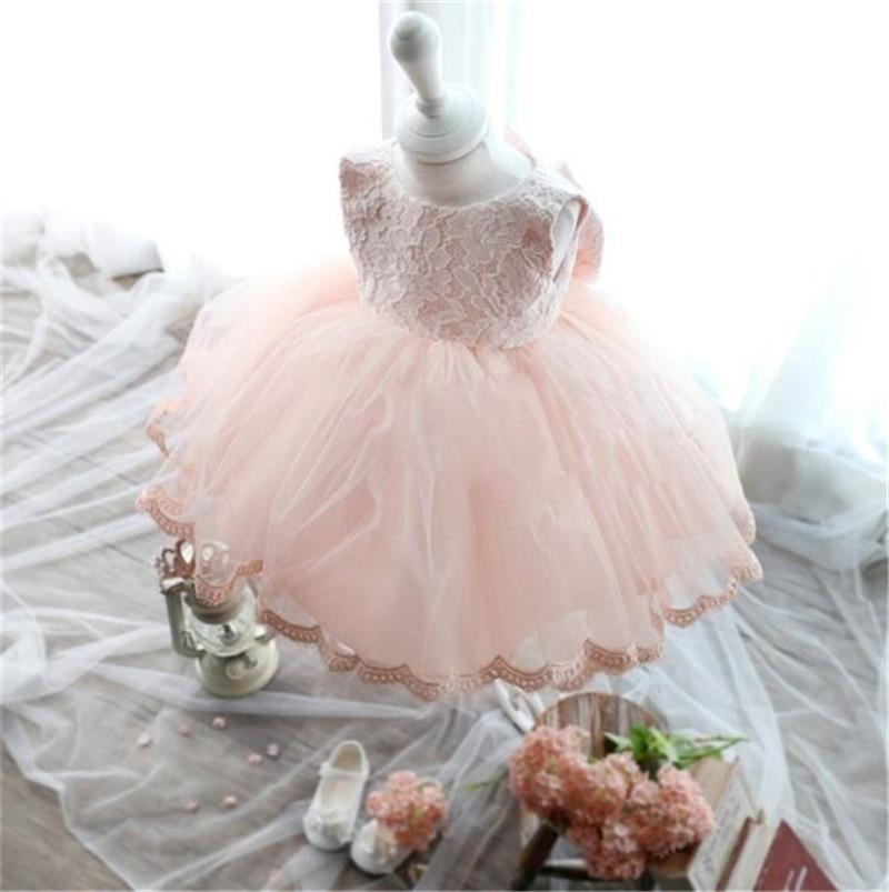 robe cérémonie bébé rose