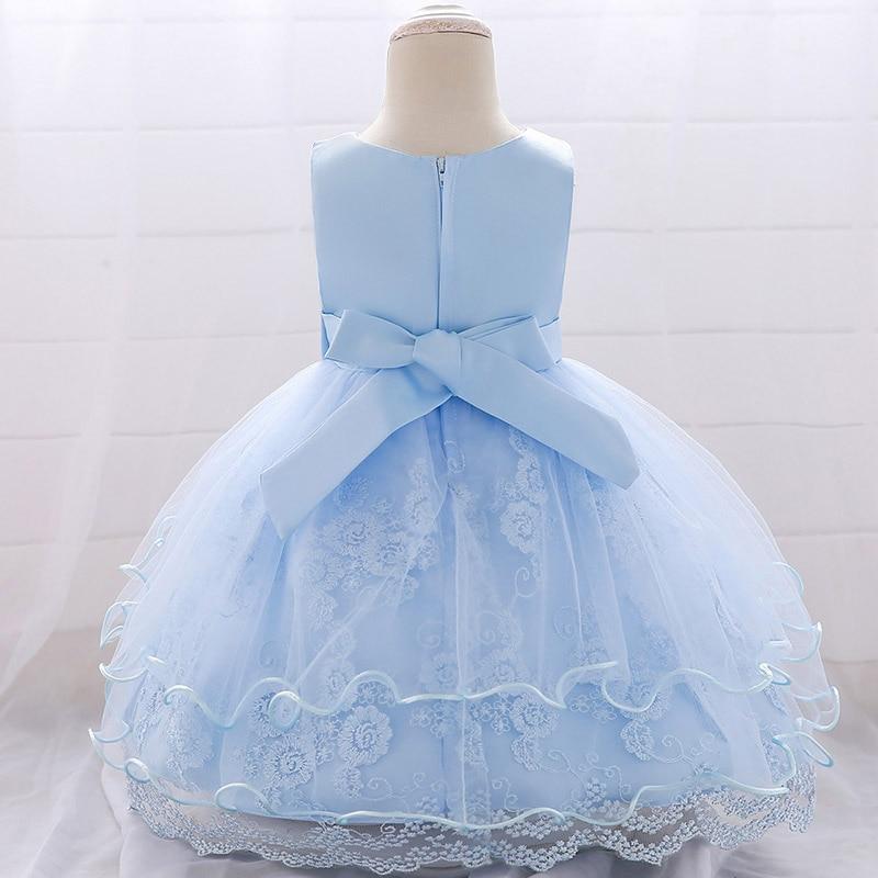 Blaue Wolke Baby-Prinzessin-Kleid
