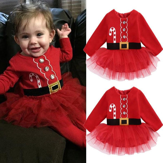 Silvester-Baby-Prinzessin-Kleid
