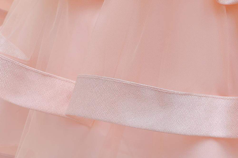 tissu robe rose fille