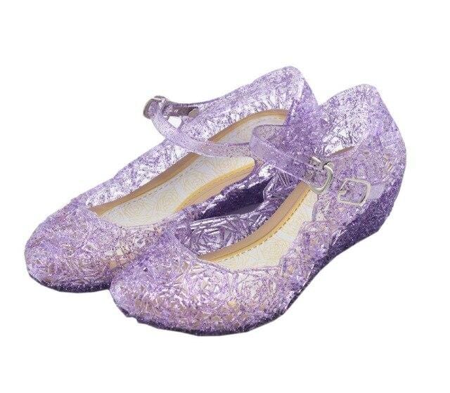 Chaussure Princesse Transparente violet