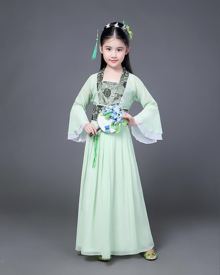 Robe Princesse Chinoise Verte