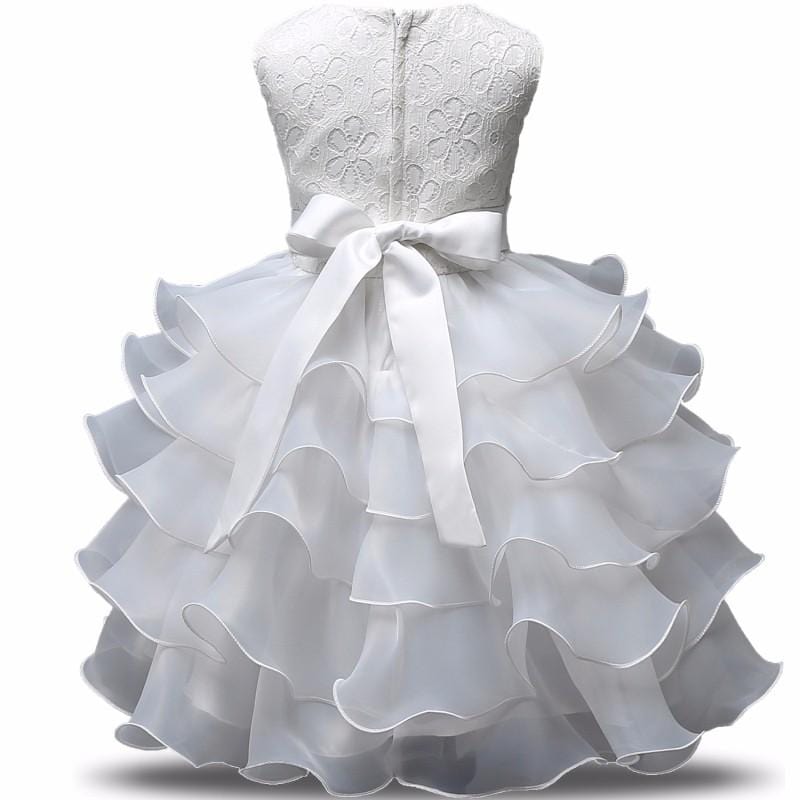 robe blanche pour fille princesse