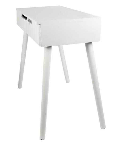 commode coiffeuse blanche