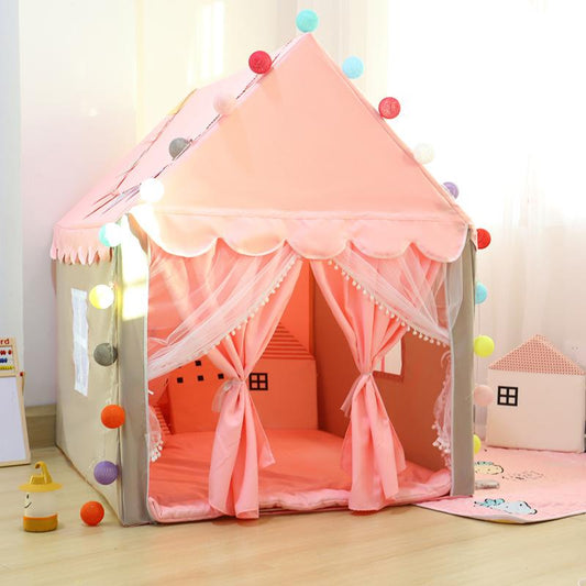 Sonyabecca Tente Enfant intérieur - Tente de château de Princesse