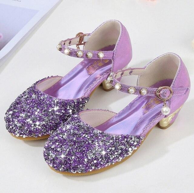 chaussure princesse violet