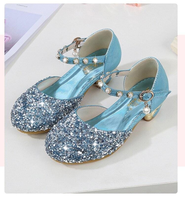 Chaussure Princesse Déguisement bleu