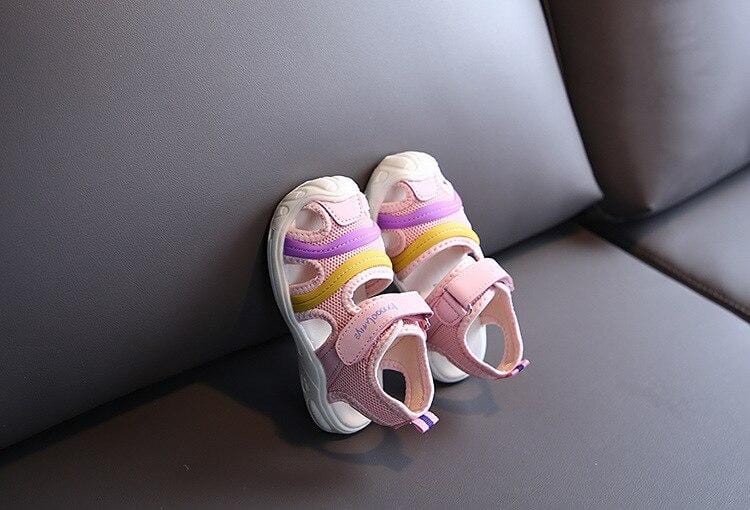 Sandale bébé rose