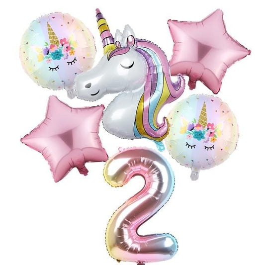cumpleaños de princesa unicornio
