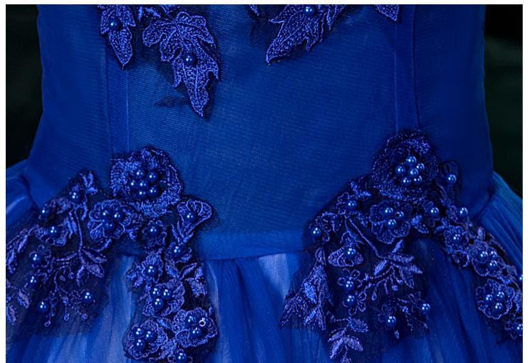 Robe Princesse Bleu Electrique
