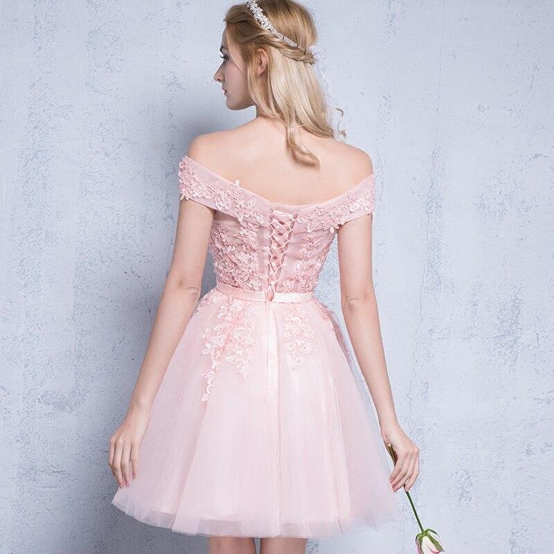 robe princesse courte rose
