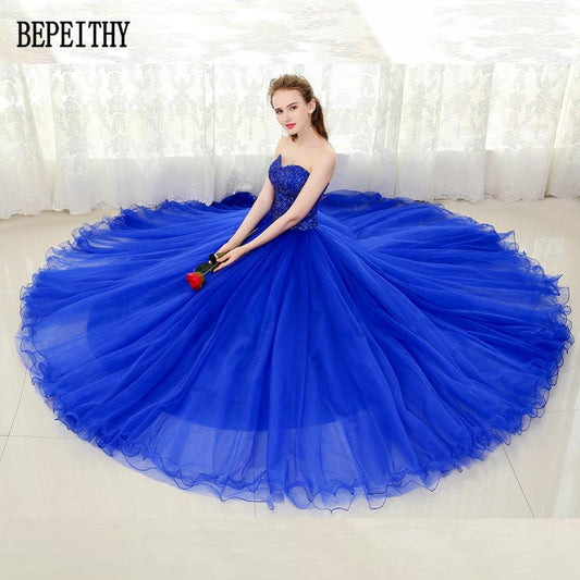 vestido de princesa azul
