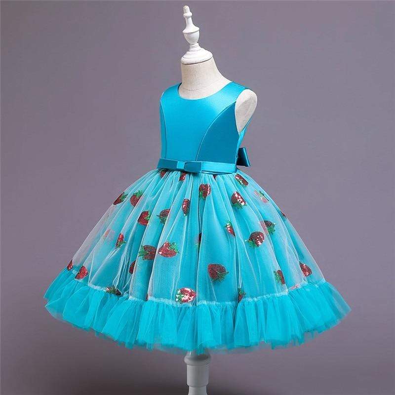 Robe Princesse Fille Reine des Glaces