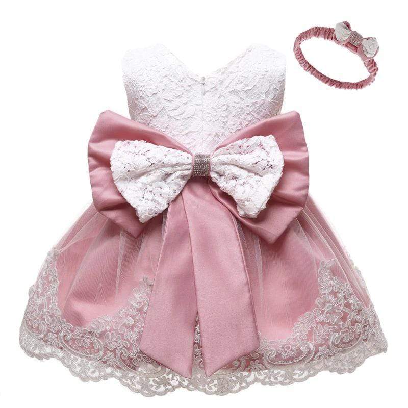 robe bebe fille rose