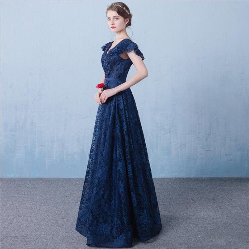 Robe de Bal Princesse Bleu Roi