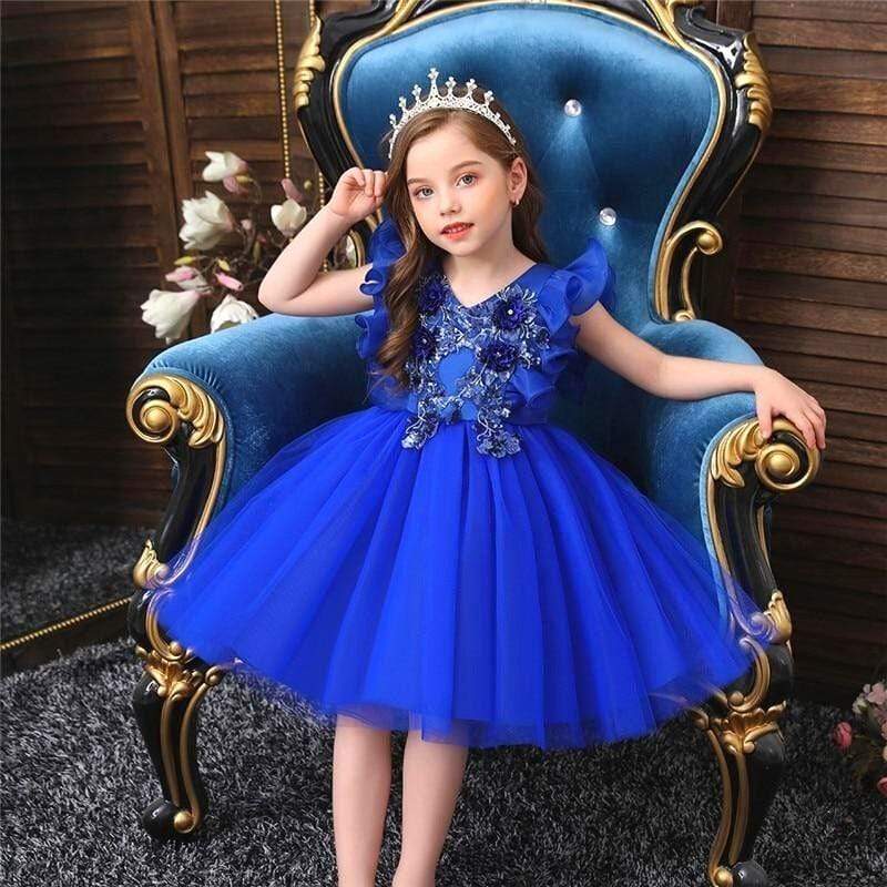 robe-de-princesse-bleu-fille