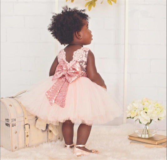 Acheter Fille Tutu robe à fleurs pour filles vêtements d'hiver enfants noël  fête d'anniversaire princesse robe robes enfants perle Tutu Costume