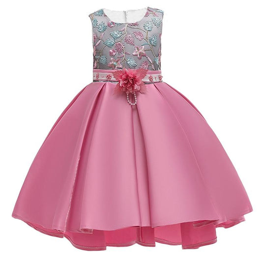 Vestido de diseño de princesa rosa