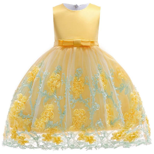 Gelbes Disney-Prinzessinnenkleid