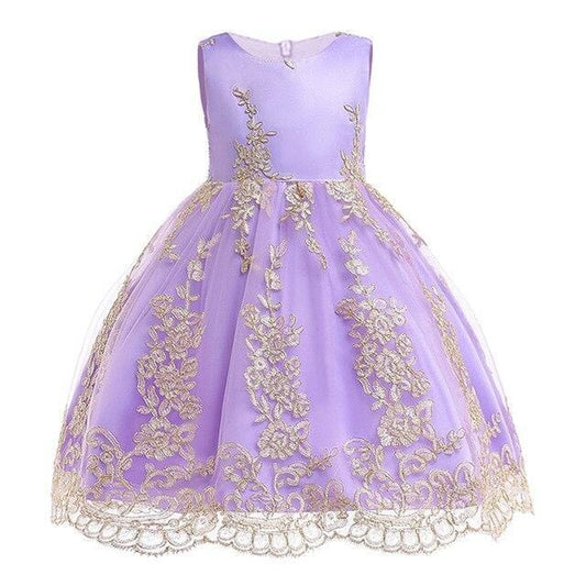 Mädchen Prinzessin Kleid Lavendel