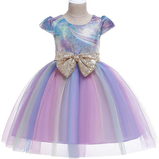Pailletten-Prinzessin-Kleid