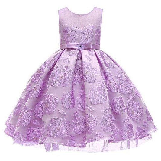 Violettes Prinzessinnenkleid