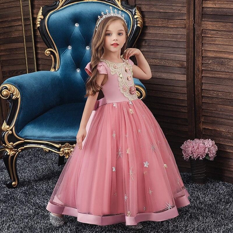 Robe Princesse Rose Fille Princesse Parfaite