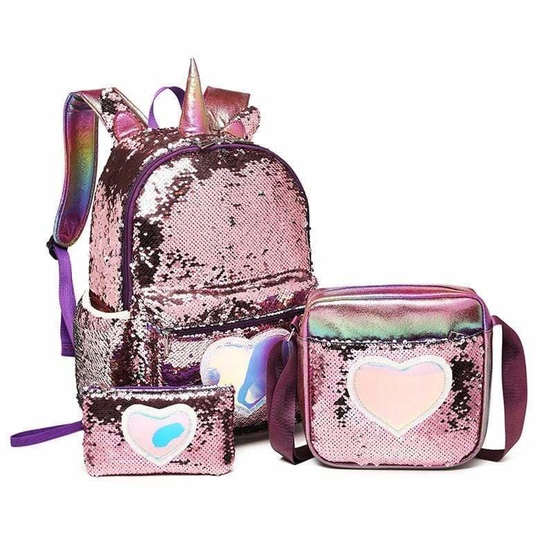 Sac A Dos Paillette Licorne Princesse Parfaite