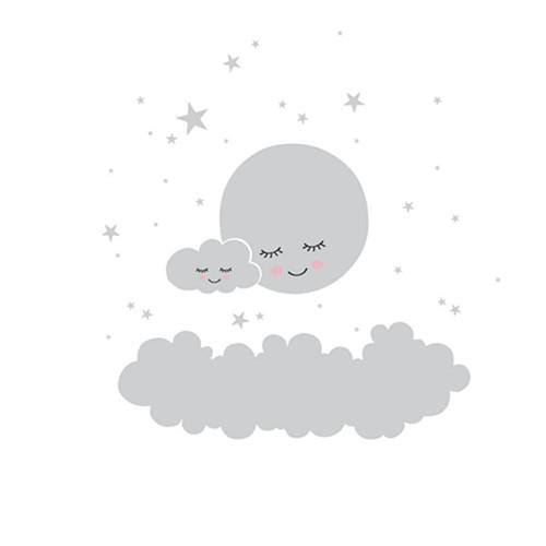 stickers nuage étoile lune